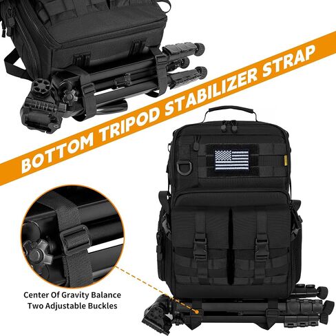 TORIBIO Camera Tactical Backpack Bag for DSLR/SLR/Mirrorless Photography in Saudi Arabia