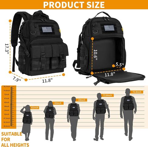TORIBIO Camera Tactical Backpack Bag for DSLR/SLR/Mirrorless Photography in Saudi Arabia