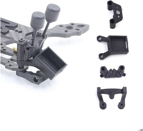 Drone toy accessories 3D Printed BN-220 GPS module Mount TPU Holder T-shaped Antenna Fixed Bracket Seat for FPV Drone for Mark5 Frame analog digital parts(Black GPS Mount) in Kuwait