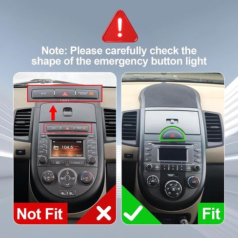 4+64GB 9 Inch Touchscreen Android 14 Car Radio Stereo for Kia Soul 2010-2013 with CarPlay/Android Auto Car Radio, Support WiFi 6, Bluetooth,5.4, Backup Camera, SWC in Saudi Arabia