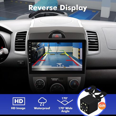 4+64GB 9 Inch Touchscreen Android 14 Car Radio Stereo for Kia Soul 2010-2013 with CarPlay/Android Auto Car Radio, Support WiFi 6, Bluetooth,5.4, Backup Camera, SWC in Saudi Arabia