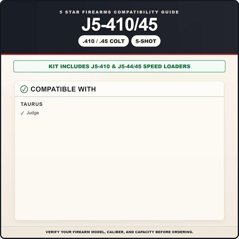 5 Star J5-410/45 Range Block Kit for Taurus Judge in Kuwait