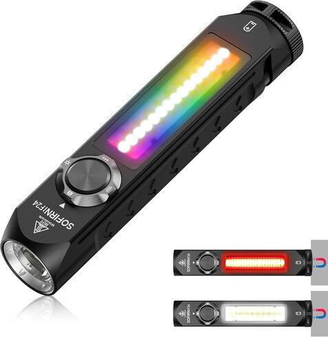 CSTEBOKE Sofirn IF24 2000 Lumens Rechargeable EDC Flat Flashlight in Saudi Arabia