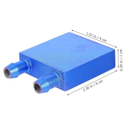 Aluminum Water Cooling Block for CPU, Lateral Port 7-8mm Connector in Saudi Arabia