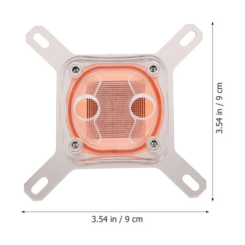 CPU Water Block Cover with Copper Base for Cooling in Saudi Arabia