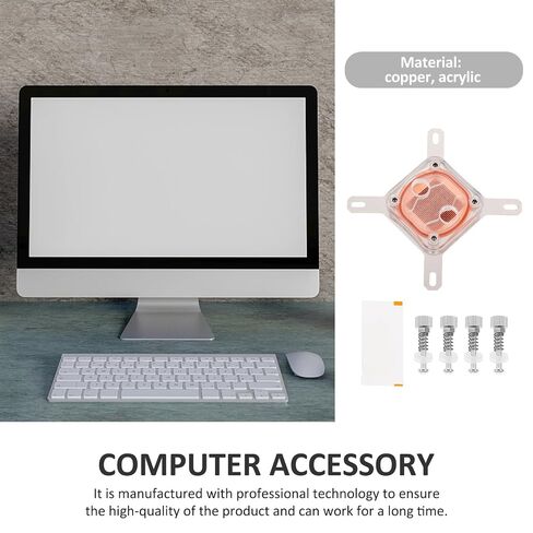 CPU Water Block Cover with Copper Base for Cooling in Saudi Arabia