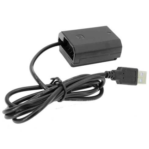GyroVu USB to DUMMY BATTERY REPLACEMENT for SONY A7III NP-FZ100 40" ADAPTER CABLE with 3.1 AMP USB POWER SUPPLY in Saudi Arabia