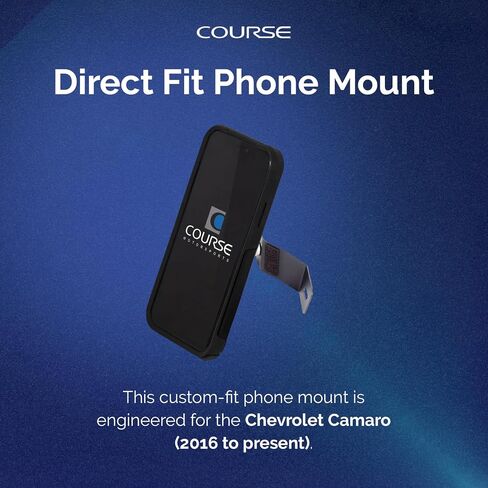 دورة رياضة السيارات DirectFit Phone Mount | حامل الهاتف | حامل مغناطيسي متوافق مع MagSafe | حامل هاتف مثبت في لوحة القيادة مخصص | متوافق مع شيفروليه كامارو (2016 إلى الوقت الحاضر) in Kuwait