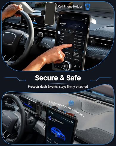 Car Phone Holder for Ford Mustang Mach-E 2021-2026, 15.5" Mount in Kuwait