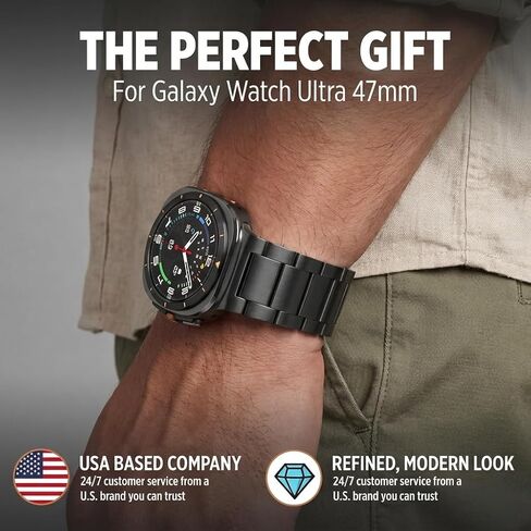 Titanium Band for Samsung Galaxy Watch Ultra 2 & Ultra 47mm, DLC Coating in Saudi Arabia