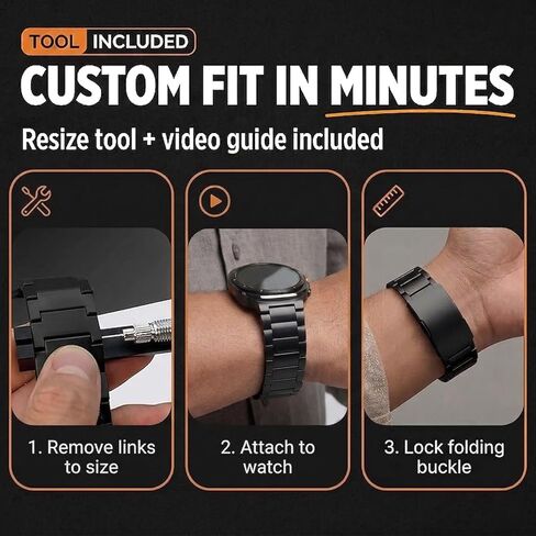 Titanium Band for Samsung Galaxy Watch Ultra 2 & Ultra 47mm, DLC Coating in Saudi Arabia