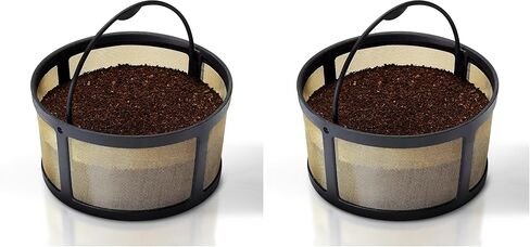 8-12 Cup Reusable Filter Basket With Mesh Bottom Fits Keurig K-Duo Essentials and K Duo Brewers Machine - Permanent Filter Replacement for Mr Coffee Gold Basket-Style Filters 1-Pack in Saudi Arabia