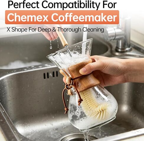 Cleaning Brush Compatible with Chemex Coffeemakers in Saudi Arabia