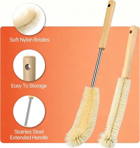 Cleaning Brush Compatible with Chemex Coffeemakers in Saudi Arabia