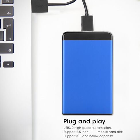 Mobile Hard Disk Enclosure USB3.0 High Speed Tool Free 2.5 Inch SSD Case in Saudi Arabia