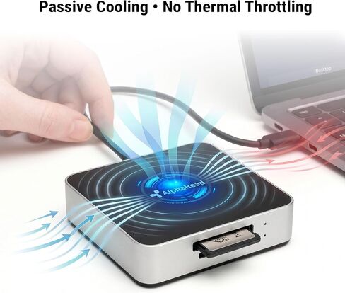 DataLocker Dual CFexpress Type B & SDXC UHS-II Card Reader, USB-C 10Gbps in Saudi Arabia