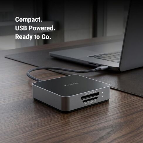 DataLocker Dual CFexpress Type B & SDXC UHS-II Card Reader, USB-C 10Gbps in Saudi Arabia