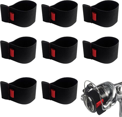 Fishing Spinning Reel Cover Protection Spool Belt Accessories, Black in Saudi Arabia