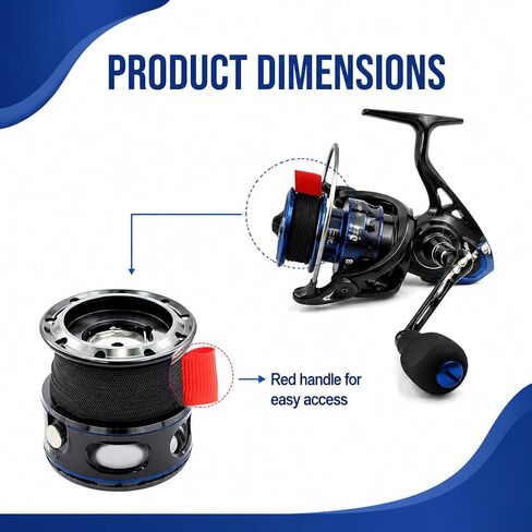 Fishing Spinning Reel Cover Protection Spool Belt Accessories, Black in Saudi Arabia