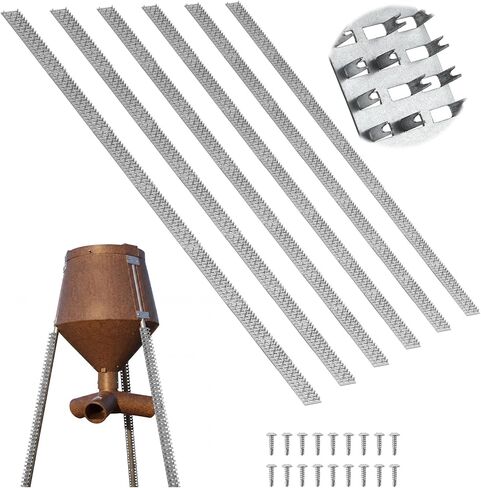 Duraaamo 6 Pack Feeder Spikes Deterrent Strips with Self Tapping Screws in Saudi Arabia