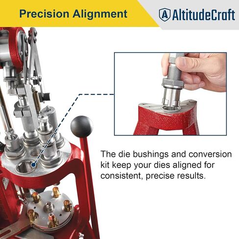 Die Bushings, Quick Change Bushing System with Press Bushing for Reloading, Compatible with Hornady Single-Stage Press and Progressive Press, 10 Pack in Saudi Arabia