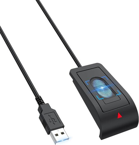 Upgraded USB-A Fingerprint Reader for Windows 10/11,Finger Scanner for PC in Saudi Arabia