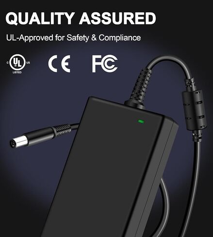 شاحن / محول تيار متردد 180 وات 130 وات مناسب لجهاز Dell-G-Series G3 15 3500/3579 /3590 G3 17 3779 G5 5510/5511/5515/5520 G7 17 7790 سلك محول إمداد الطاقة للكمبيوتر المحمول in Kuwait