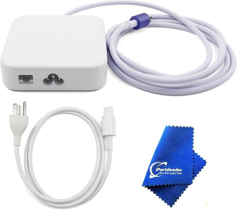 143w Power Adapter w/Ethernet A2290 for iMac (24 inch M1/M3/M4) A2280 A2439 A2438 A2873 A2874 A3137 A3247 US Power Cord Cable 923-05141 661-18541 661-46770 (Purple w/Ethernet) in Saudi Arabia