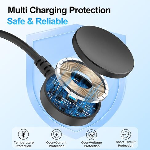 for Galaxy Watch Charger Compatible with Samsung Galaxy Watch 8/7/6/5/4/FE in Saudi Arabia