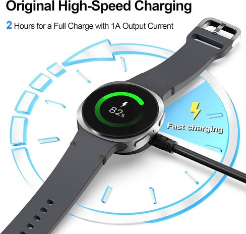 for Galaxy Watch Charger Compatible with Samsung Galaxy Watch 8/7/6/5/4/FE in Saudi Arabia