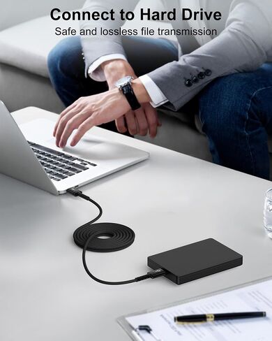 USB to USB Cable 6FT, USB A to A Male to Male Cable Double End Type A Cord in Saudi Arabia