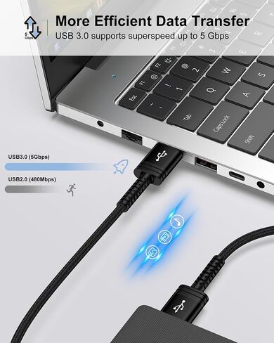 USB to USB Cable 6FT, USB A to A Male to Male Cable Double End Type A Cord in Saudi Arabia