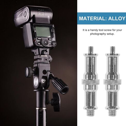 Threaded Screw Adapter Male 2pcs Spigot /4 to 3/8 Inch in Saudi Arabia