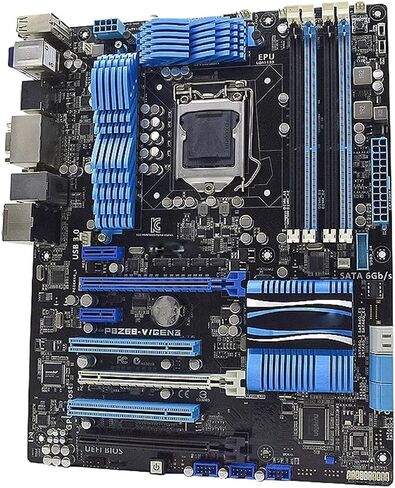 Computer Motherboards Fit for ASUS P8Z68-V/GEN3 Motherboards LGA 1155 Intel Z68 Support Core i3-2130 2400 3225 3210 2500 34703770 CPU DDR3 32G ATX PCI-E 3.0 in Saudi Arabia