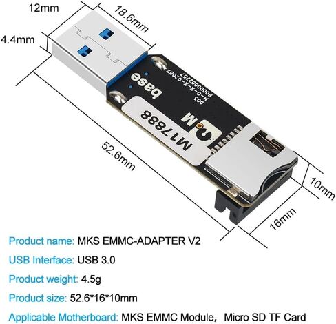 EMMC-Adapter V2 USB 3.0 Card Reader for EMMC Module in Saudi Arabia