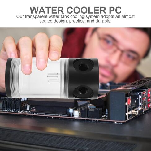 Computer Liquid Cooling Reservoir, Cylinder, 110mm Pump in Saudi Arabia