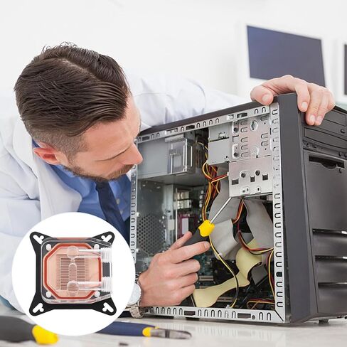 GPU Water Block 52x63 Copper Base Embedded Cooling Block in Kuwait