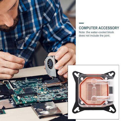 GPU Water Block 52x63 Copper Base Embedded Cooling Block in Kuwait