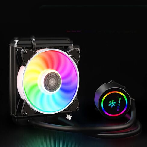 Liquid CPU Cooler Radiator for Gaming Desktop PC Builds Black in Saudi Arabia