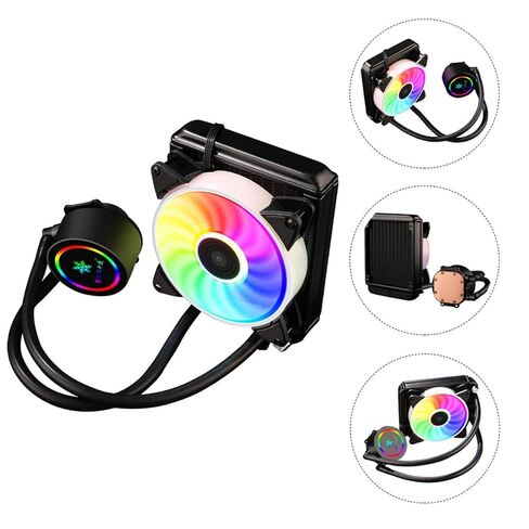 Liquid CPU Cooler Radiator for Gaming Desktop PC Builds Black in Saudi Arabia