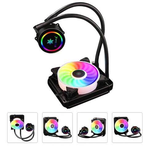 Liquid CPU Cooler Radiator for Gaming Desktop PC Builds Black in Saudi Arabia
