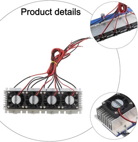 for peltier TEC Cooling Module, DC 12V 288W Max 4‑Chip Water‑Cooled in Saudi Arabia