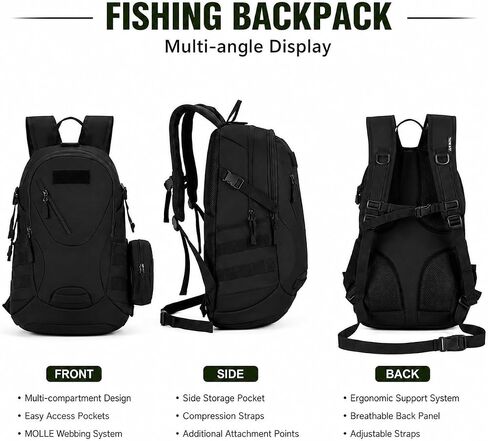 Tactical Backpack, 20L Outdoor Daypack in Kuwait