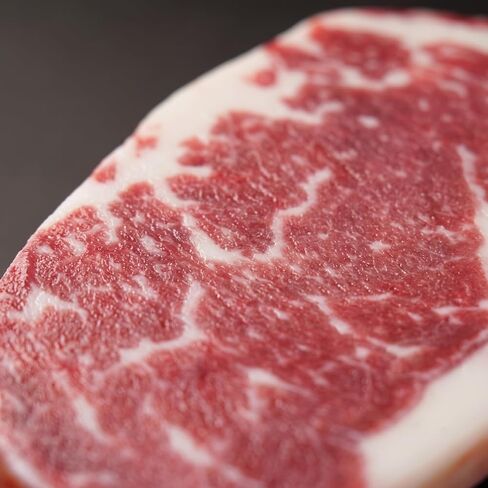 PVC Food Prop, Wagyu Ribeye Steak, 17.5cm Length, 11.5cm Width, 1.3cm Thickness, 253.5g Weight, PVC Material in Saudi Arabia