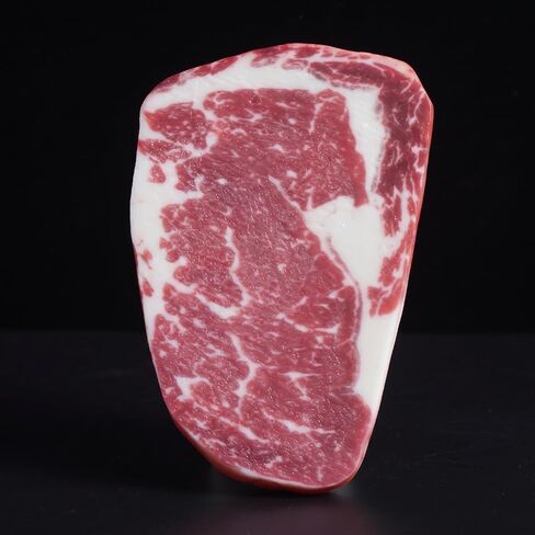 PVC Food Prop, Wagyu Ribeye Steak, 17.5cm Length, 11.5cm Width, 1.3cm Thickness, 253.5g Weight, PVC Material in Saudi Arabia