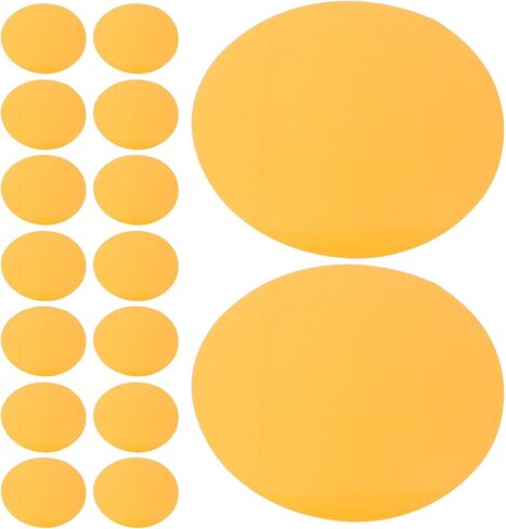 25pcs Round Disc Light Filters for Spotlights and Flashlights Orange in Saudi Arabia