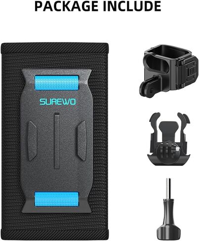 Osmo Pocket 4 Backpack Mount,Bag Belt Shoulder Strap Mount with Extended Border Compatible with DJI Osmo Pocket 4 in Saudi Arabia