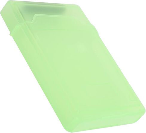 2.5in Hard Disk Storage Box Antistatic Protective Case for HDD/SSD ABS Material with Vibration Protection (White) in Saudi Arabia