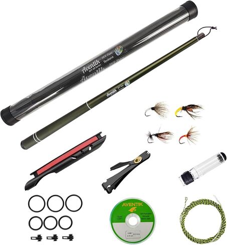 Aventik FreshStart Tenkara Rod in 7ft/8ft Action 7:3 Complete Beginner Kit in Kuwait