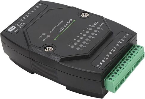 محول USB إلى RS485، محول منفذ تسلسلي RS485 من النوع C إلى 8 قنوات معزول، 1200 بت في الثانية إلى 921600 بت في الثانية مع كتلة طرفية للأتمتة الصناعية والأجهزة المتعددة in Kuwait
